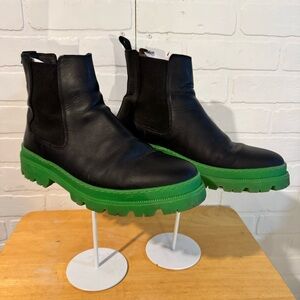 Aldo Alencia Black and Green Men's Boots